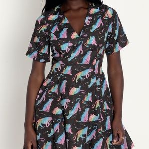 Blackmilk RAINBOW TIGER NEW V DRESS 16